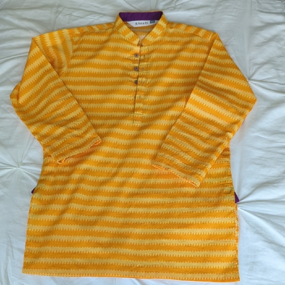 Khaadi Boys Yellow Kurta